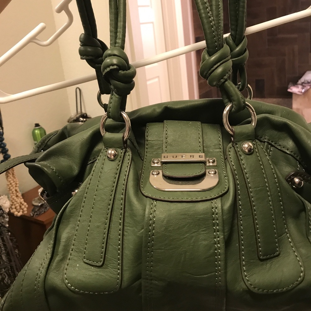 Guess handbag, green